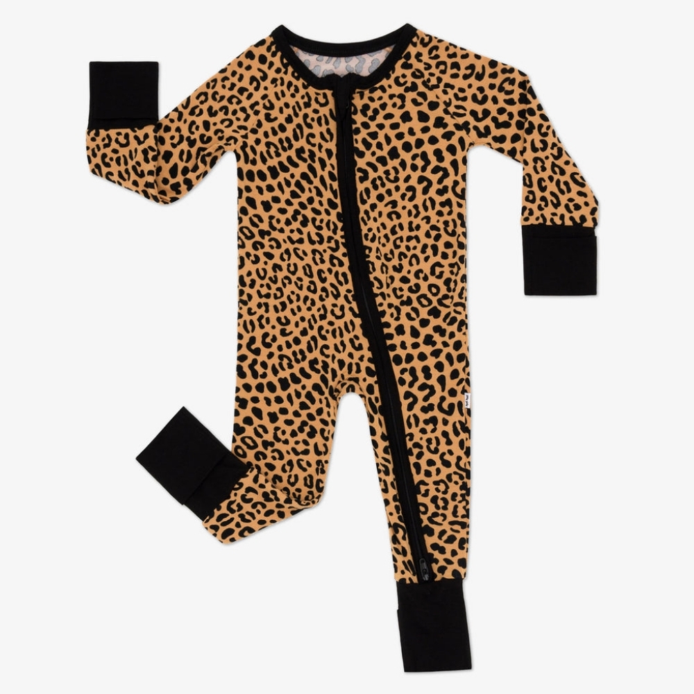 Little Sleepies Classic Leather Zippie Size 3-6 months